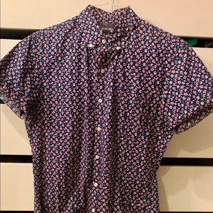Bonobos floral button down shirt (medium)